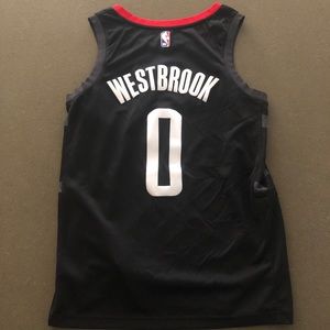 Russel Westbrook Houston Rockets black Jersey AUTHENTIC